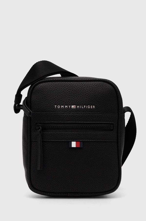 Tommy Hilfiger Kožna torbica Tommy Hilfiger boja: crna, AM0AM09504