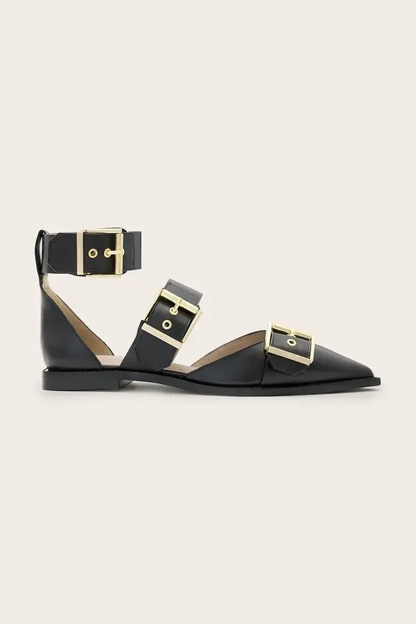 AllSaints Kožne balerinke AllSaints Sutton Shoe