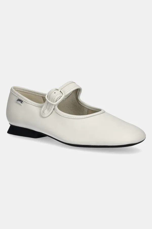 Camper Kožne balerinke Camper Casi Myra boja: bijela, K201629-002
