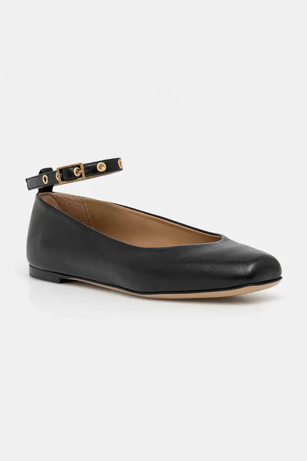 Emporio Armani Kožne balerinke Emporio Armani