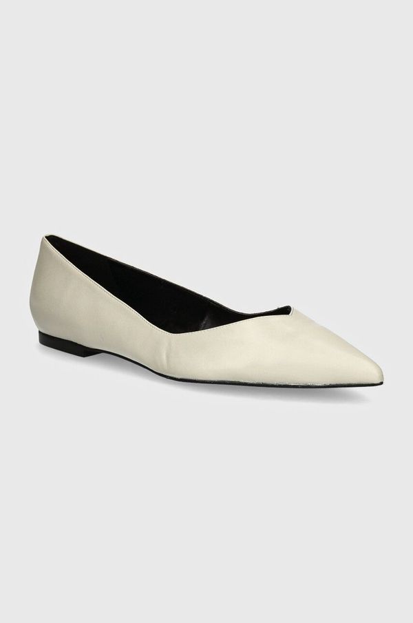 Hugo Kožne balerinke HUGO Maridia boja: bež, 50523194