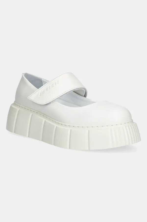 Inuikii Kožne balerinke Inuikii Matilda M.J. za žene, boja: bijela, s platformom, 1012.005.0011.104 / 30102-056