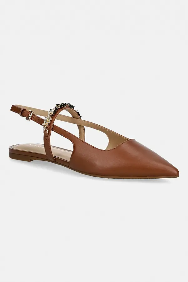 MICHAEL Michael Kors Kožne balerinke MICHAEL Michael Kors Dina Flex Sling Flat