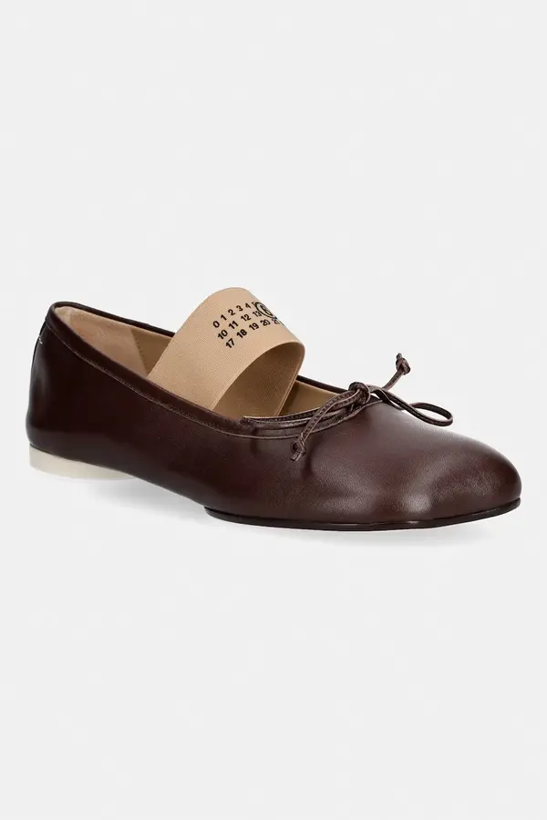 MM6 Maison Margiela Kožne balerinke MM6 Maison Margiela