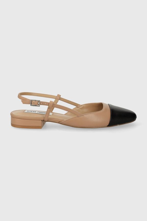 Steve Madden Kožne balerinke Steve Madden Belinda boja: bež, s otvorenom petom, SM11002823