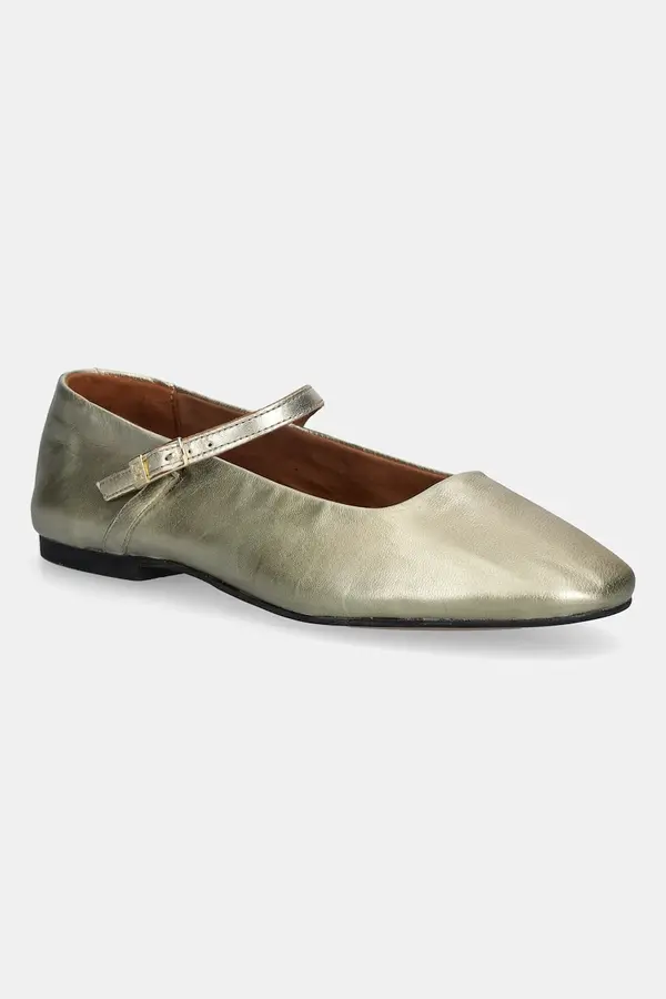 Tommy Hilfiger Kožne balerinke Tommy Hilfiger HILFIGER GOLD BALLERINAS