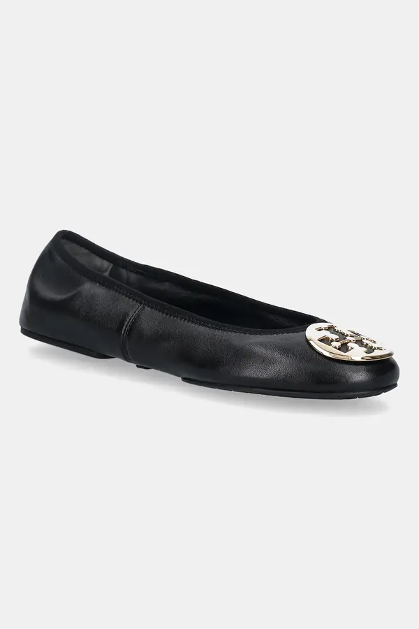 Tory Burch Kožne balerinke Tory Burch Reva Travel Ballet