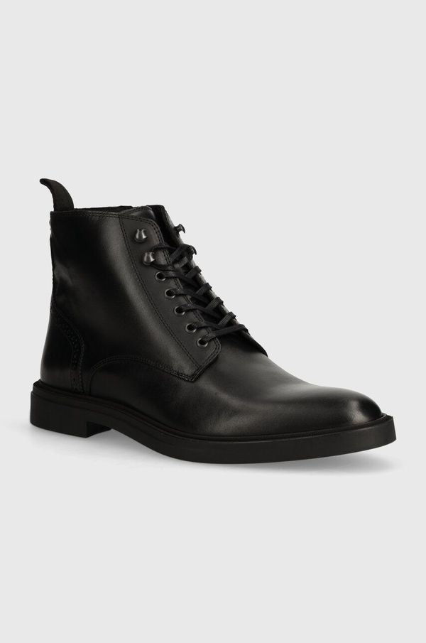 Boss Kožne cipele BOSS Calev za muškarce, boja: crna, 50523023