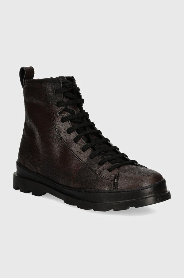 Camper Kožne cipele Camper Brutus za muškarce, boja: smeđa, K300245-029