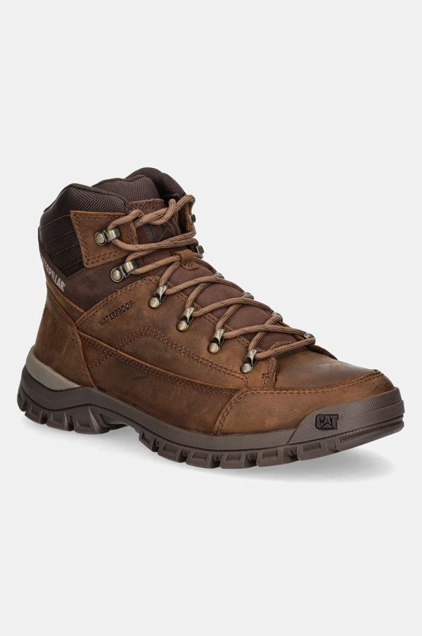Caterpillar Kožne cipele Caterpillar THRESHOLD HIKER WP za muškarce, boja: smeđa, P725960