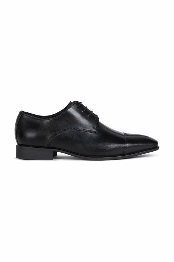 Geox Kožne cipele Geox UOMO HIGH LIFE A za muškarce, boja: crna, U0299A 00043 C9999