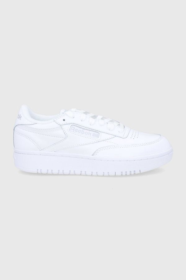 Reebok Kožne cipele Reebok Classic Club C Double boja: bijela, GW0854.100006321-WHT/GRY