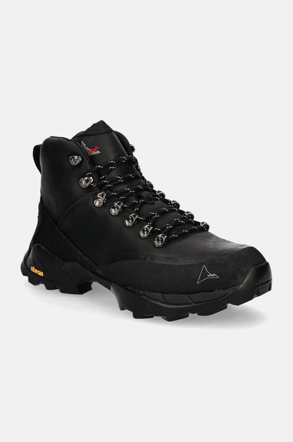 ROA Kožne cipele ROA Andreas za muškarce, boja: crna, LE10.001A-001A