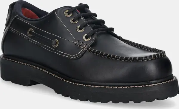 Tommy Jeans Kožne cipele Tommy Jeans ARCHIVE 01 BOAT SHOE LEATHER