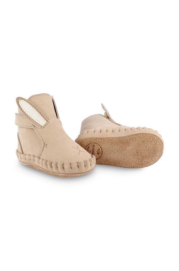 Donsje Kožne cipele za bebe Donsje Kapi Classic Booties Bunny boja: bež, 1028002