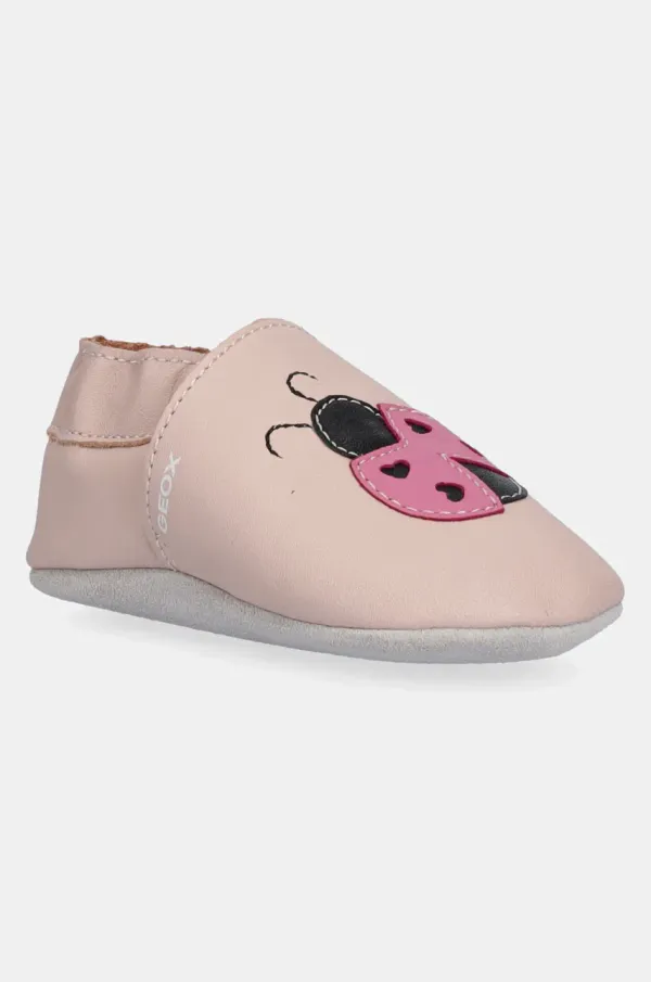 Geox Kožne cipele za bebe Geox GLOVIEDOO boja: narančasta, B4668B.00085