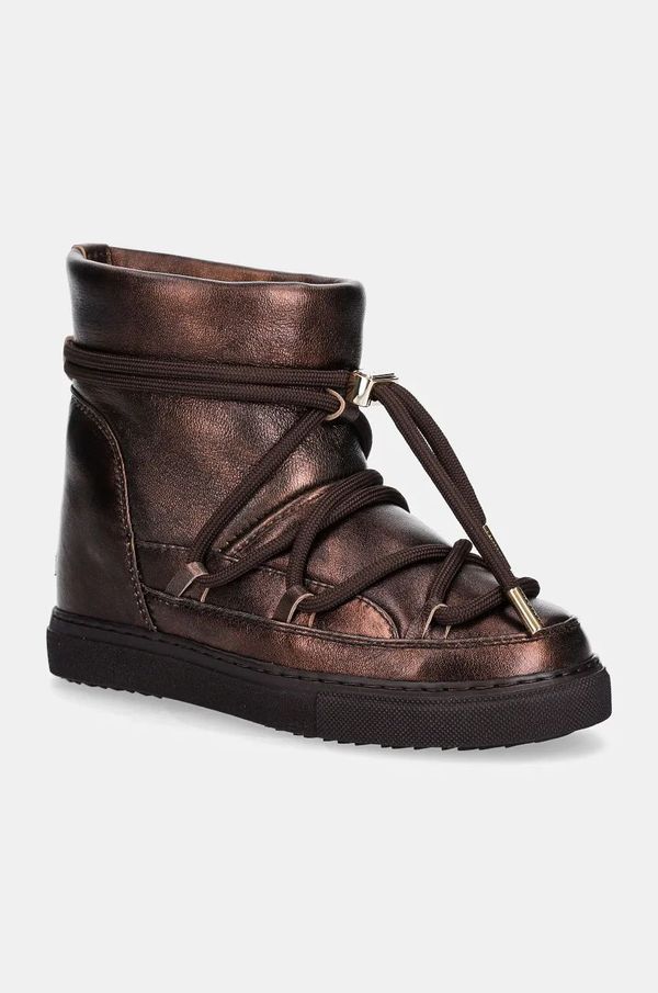 Inuikii Kožne cipele za snijeg Inuikii Full Leather Metallic boja: smeđa, 75203-095