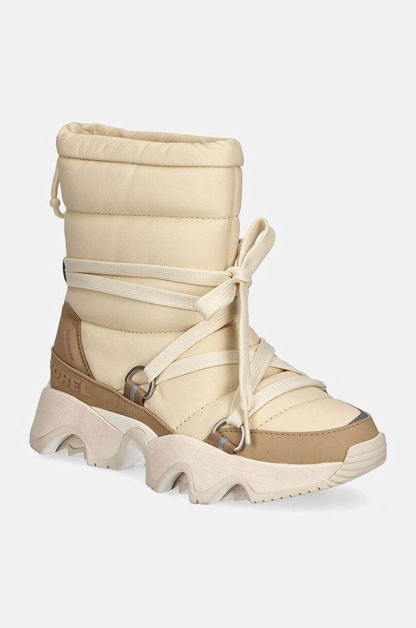 Sorel Kožne cipele za snijeg Sorel KINETIC IMPACT NXT BOOT boja: bež, 2082531292