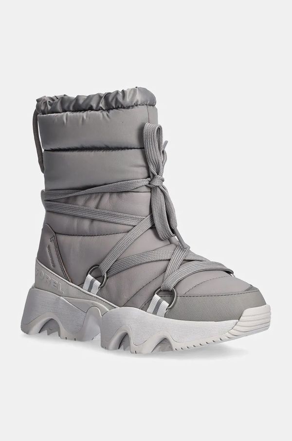 Sorel Kožne cipele za snijeg Sorel KINETIC IMPACT NXT BOOT boja: siva, 2103951061
