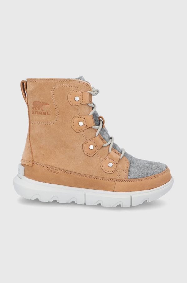 Sorel Kožne cipele za snijeg Sorel SOREL EXPLOER II boja: bež