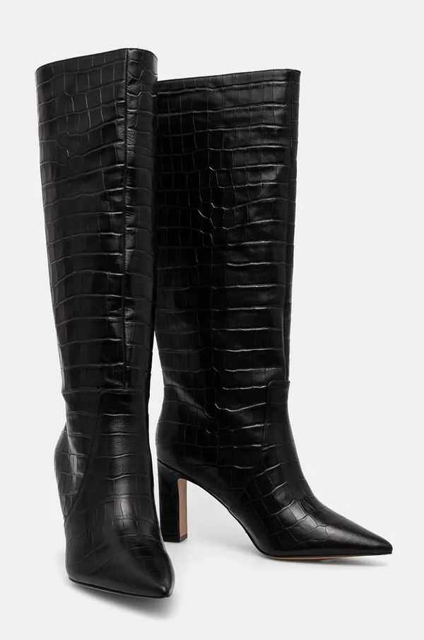 Aldo Kožne čizme Aldo CADIGODER za žene, boja: crna, s debelom potpeticom, 13838606 CADIGODER