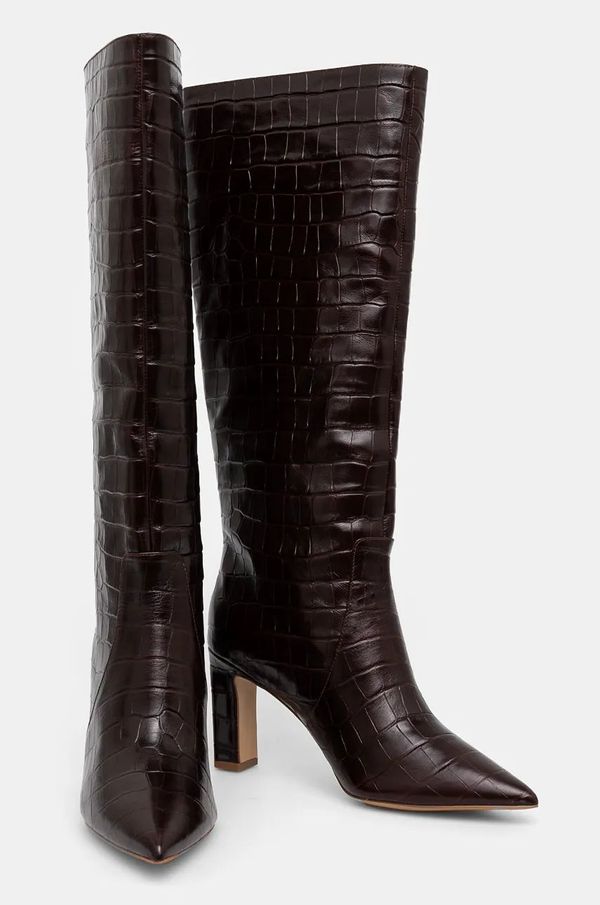 Aldo Kožne čizme Aldo CADIGODER za žene, boja: smeđa, s debelom potpeticom, 13838604 CADIGODER