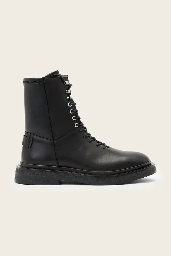 AllSaints Kožne čizme AllSaints Escher Lace Up Boot