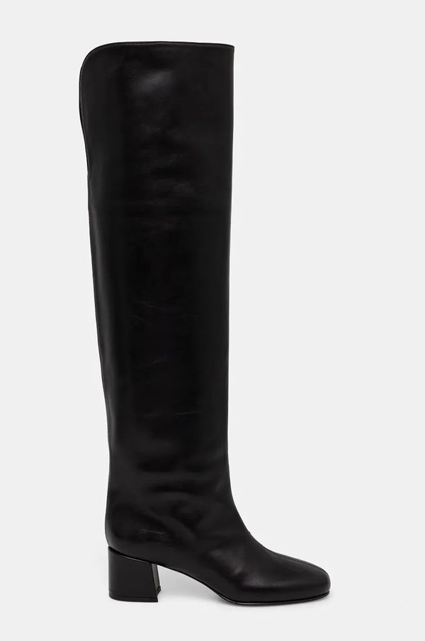 Le Silla Kožne čizme Le Silla Stivale Danielle za žene, boja: crna, s debelom potpeticom, 1368C050RBPPGLO001