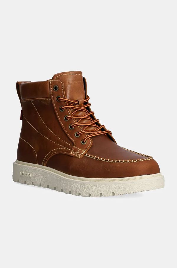 Levi's Kožne čizme Levi's ABNER RED TAB za muškarce, boja: smeđa, 000FD-0002