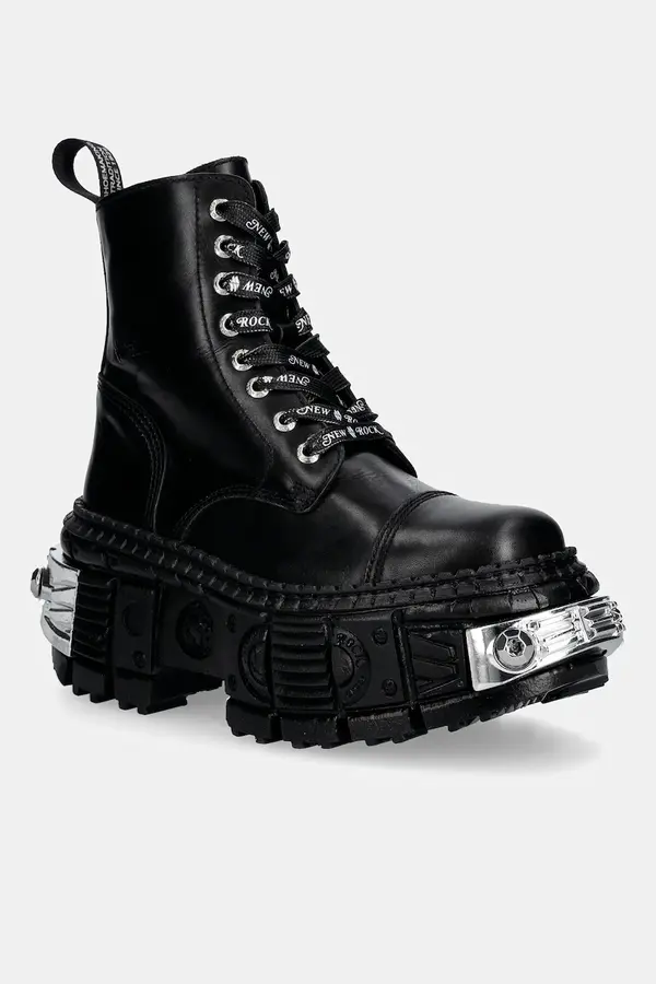 New Rock Kožne čizme New Rock CRUST NEGRO,  TANK CASCO NEGRO POWER *
