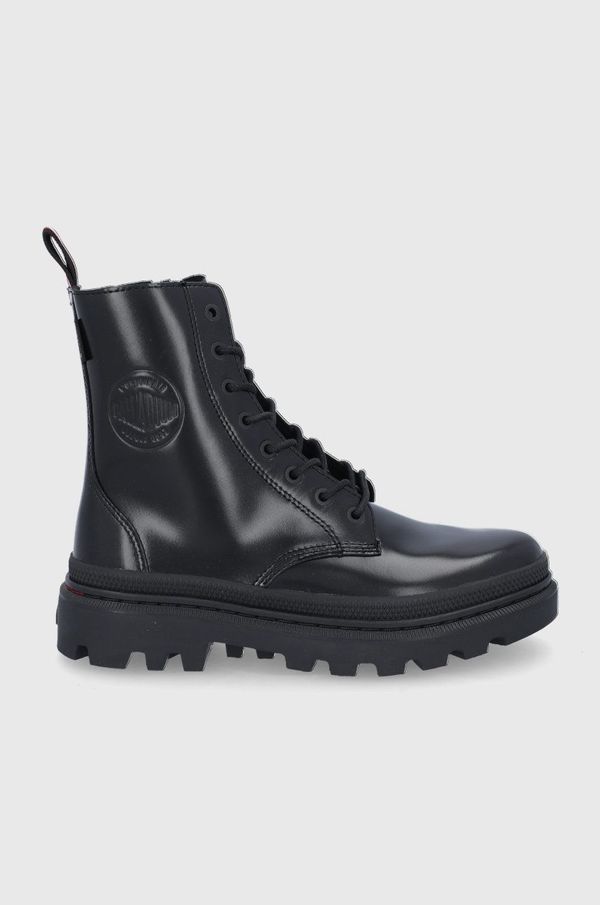 Palladium Kožne čizme Palladium za žene, boja: crna