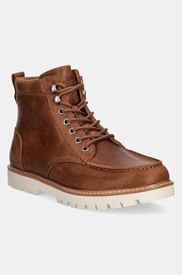 Toms Kožne čizme Toms PALOMAR za muškarce, boja: smeđa, 10020298