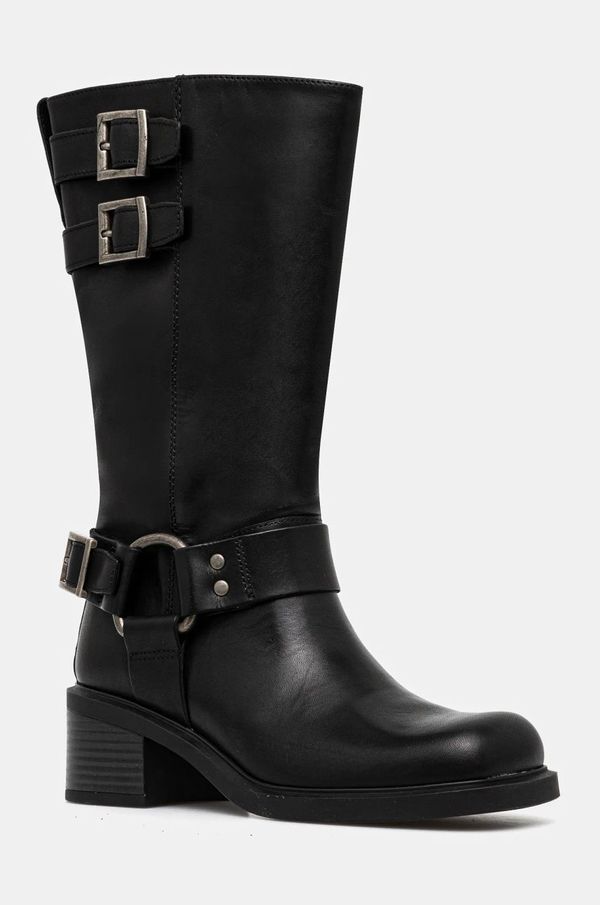 Vagabond Shoemakers Kožne čizme Vagabond Shoemakers DANIELLA za žene, boja: crna, ravni potplat, 5820-101-20