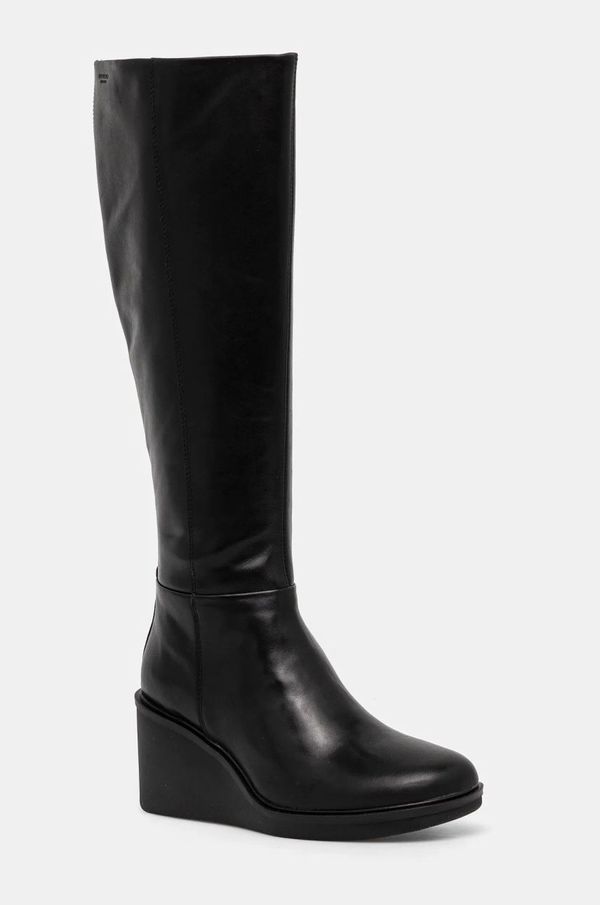 Vagabond Shoemakers Kožne čizme Vagabond Shoemakers DEENA za žene, boja: crna, klin peta, 5832-001-20