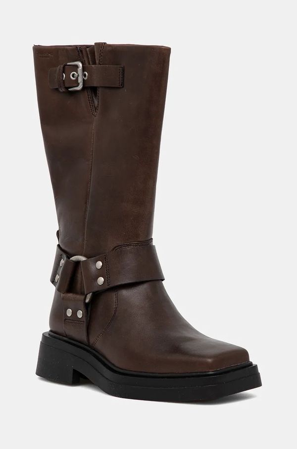 Vagabond Shoemakers Kožne čizme Vagabond Shoemakers EYRA za žene, boja: smeđa, ravni potplat, 5452-209-19