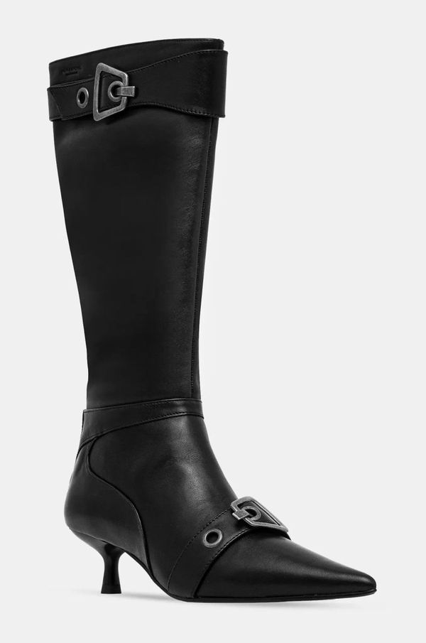 Vagabond Shoemakers Kožne čizme Vagabond Shoemakers LYKKE za žene, boja: crna, mala potpetica, 5814-101-20