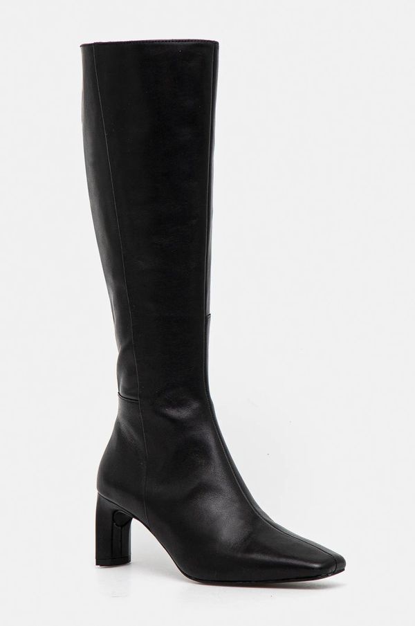 Vagabond Shoemakers Kožne čizme Vagabond Shoemakers VENDELA za žene, boja: crna, s debelom potpeticom, 5823-101-20
