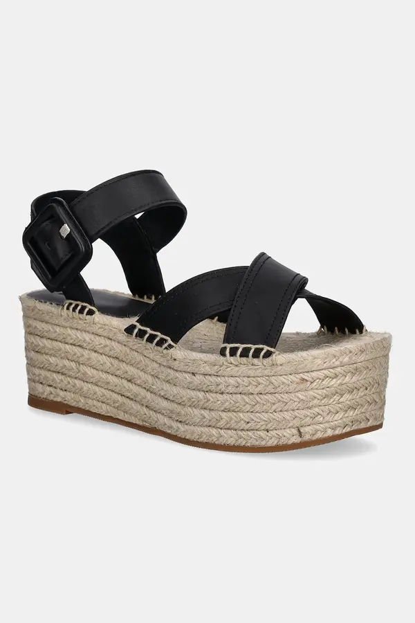Boss Kožne espadrile BOSS Machica