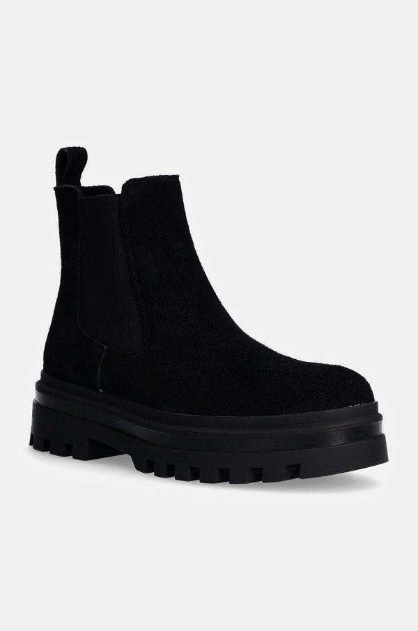 Calvin Klein Jeans Kožne gležnjače Calvin Klein Jeans LUGGED CHELSEA BOOT HR SU za muškarce, boja: crna, YM0YM01067