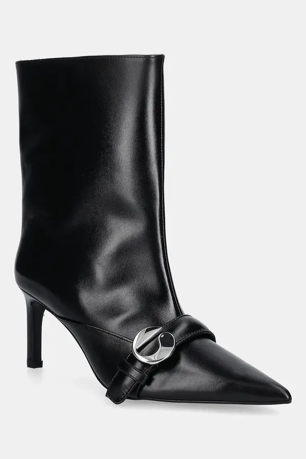 coperni Kožne gležnjače Coperni Ankle Heeled Belt Boots