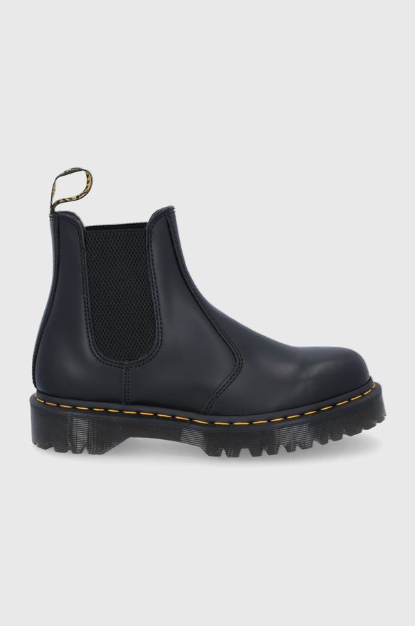 Dr. Martens Kožne gležnjače Dr. Martens 2976 Bex za žene, boja: crna, 26205001-Black.Smoo