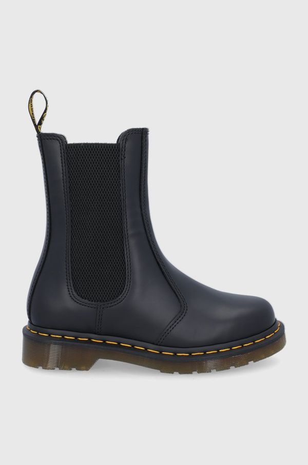 Dr. Martens Kožne gležnjače Dr. Martens za žene, boja: crna