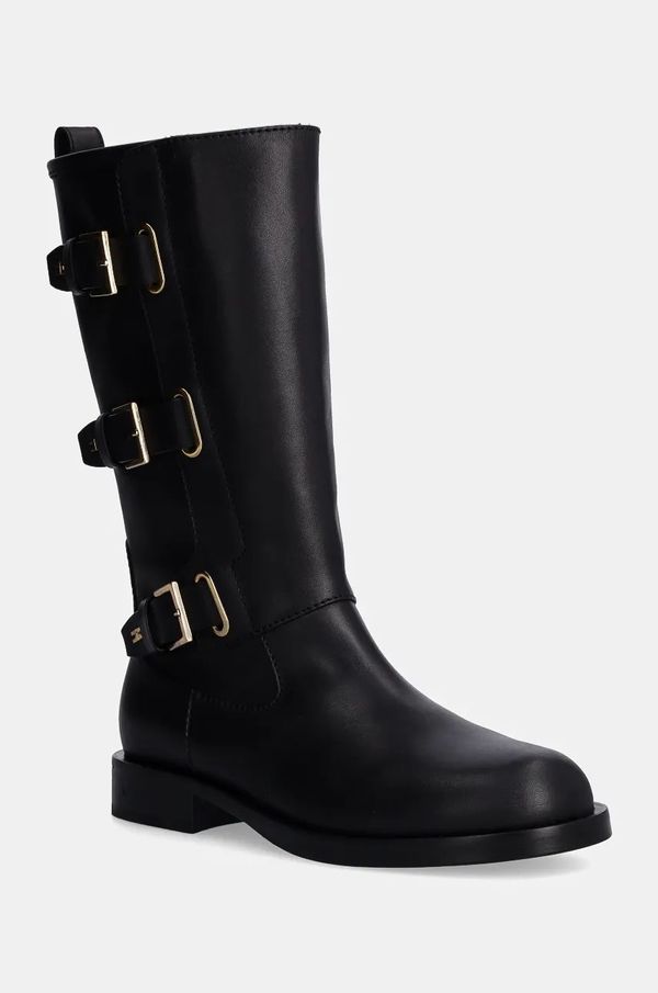 Elisabetta Franchi Kožne gležnjače Elisabetta Franchi boja: crna, F4A6.E0159.1251