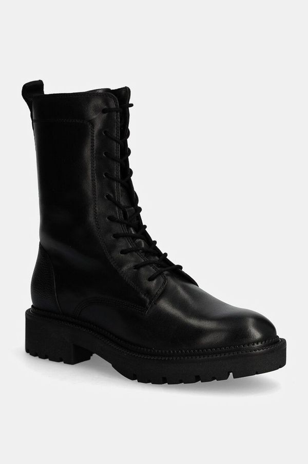 Gant Kožne gležnjače Gant Kelliin za žene, boja: crna, ravni potplat, sa srednje toplom podstavom, 29541779 G00