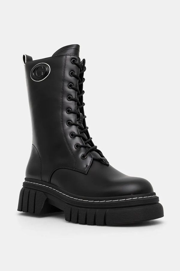 Guess Kožne gležnjače Guess ANITA za žene, boja: crna, s platformom, FLFANI LEA10