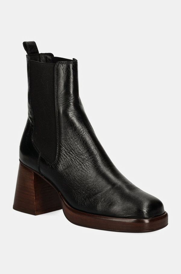 Jonak Kožne gležnjače Jonak BECCA za žene, boja: crna, s debelom potpeticom, 3500040