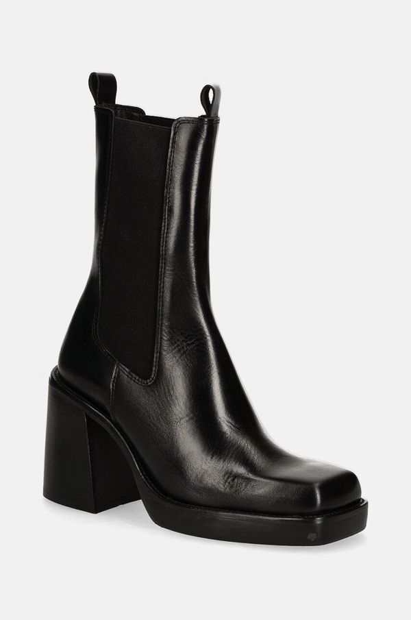 Jonak Kožne gležnjače Jonak BOSSA za žene, boja: crna, s debelom potpeticom, 3100172