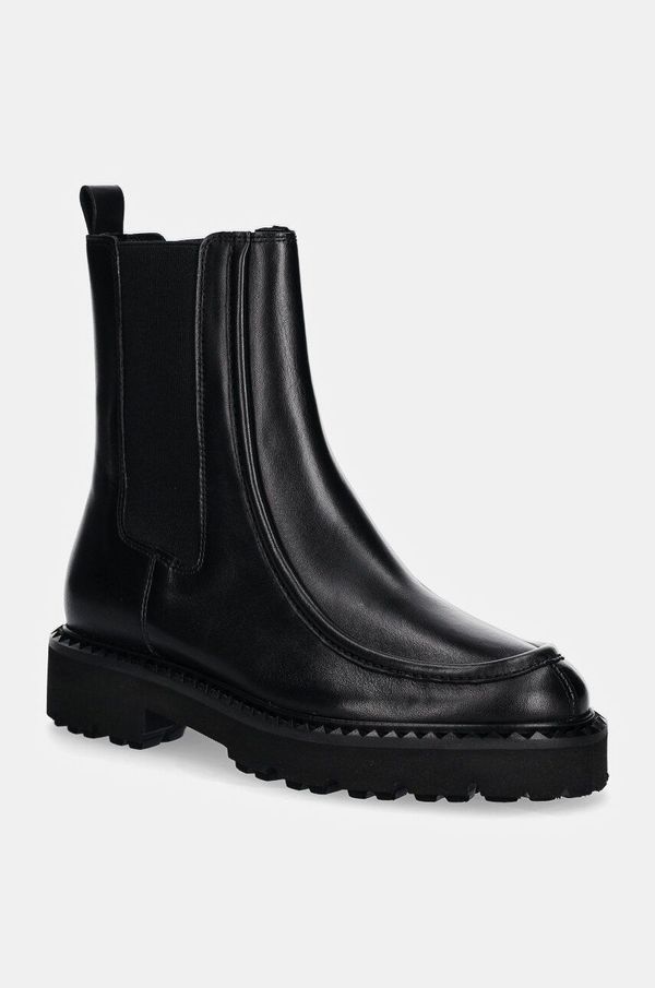 Kennel & Schmenger Kožne gležnjače Kennel & Schmenger Freda za žene, boja: crna, s platformom, 41-37050