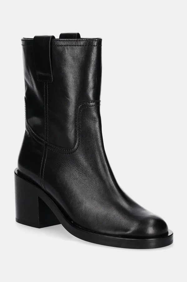 Kennel & Schmenger Kožne gležnjače Kennel & Schmenger Sena za žene, boja: crna, s debelom potpeticom, 41-65300