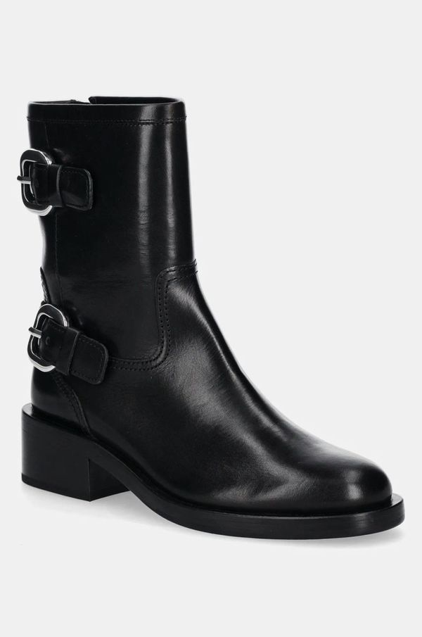 Kennel & Schmenger Kožne gležnjače Kennel & Schmenger Xara za žene, boja: crna, ravni potplat, 41-47630